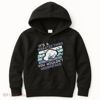 ItS A Manatee Thing You WouldnT Understand Retro Manatees Kids Hoodie thumb 0