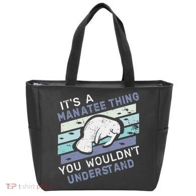 ItS A Manatee Thing You WouldnT Understand Retro Manatees Tote Bag