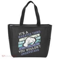 ItS A Manatee Thing You WouldnT Understand Retro Manatees Tote Bag thumb 0
