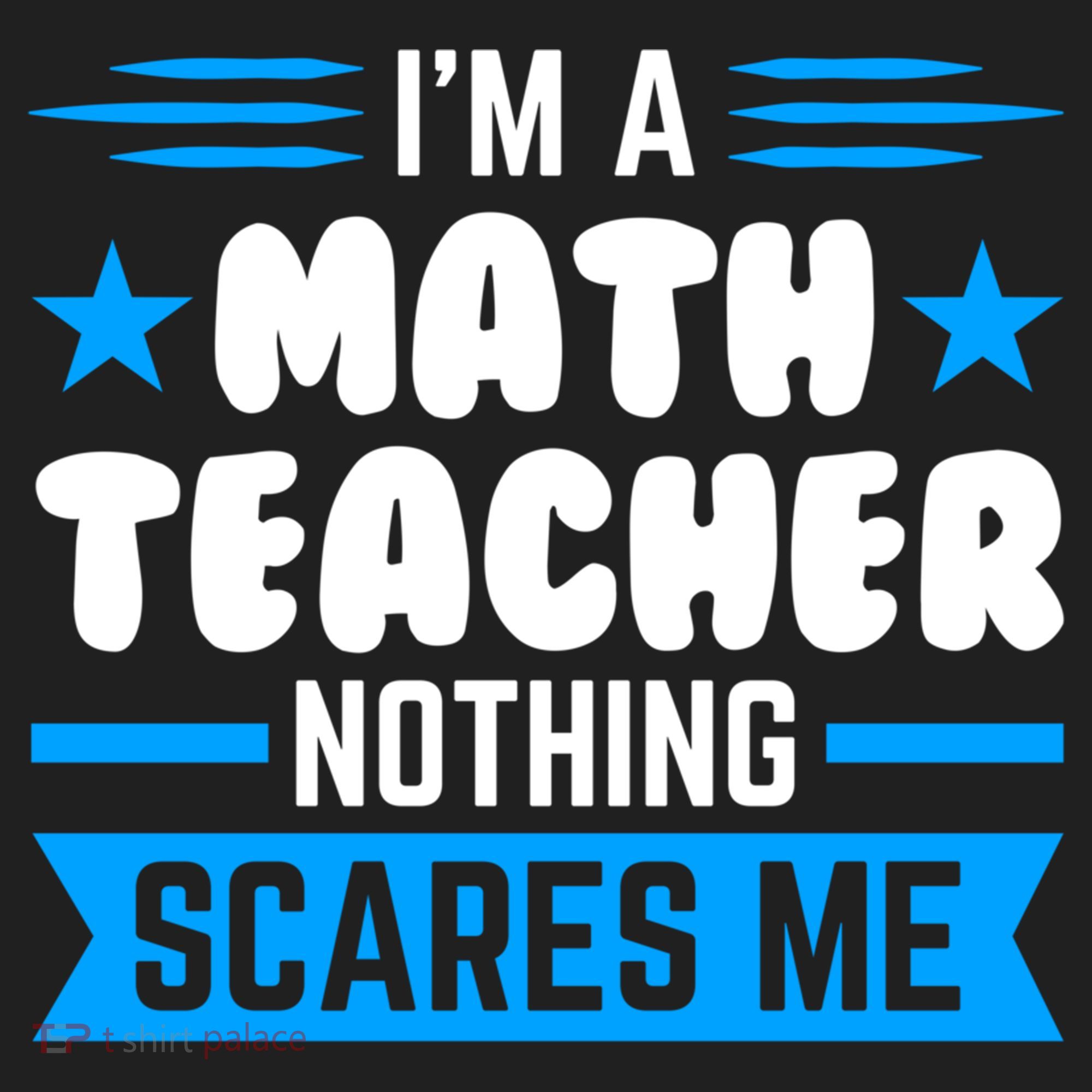 I'm A Math Teacher Nothing Scares Me Math Teacher Gift Beanie