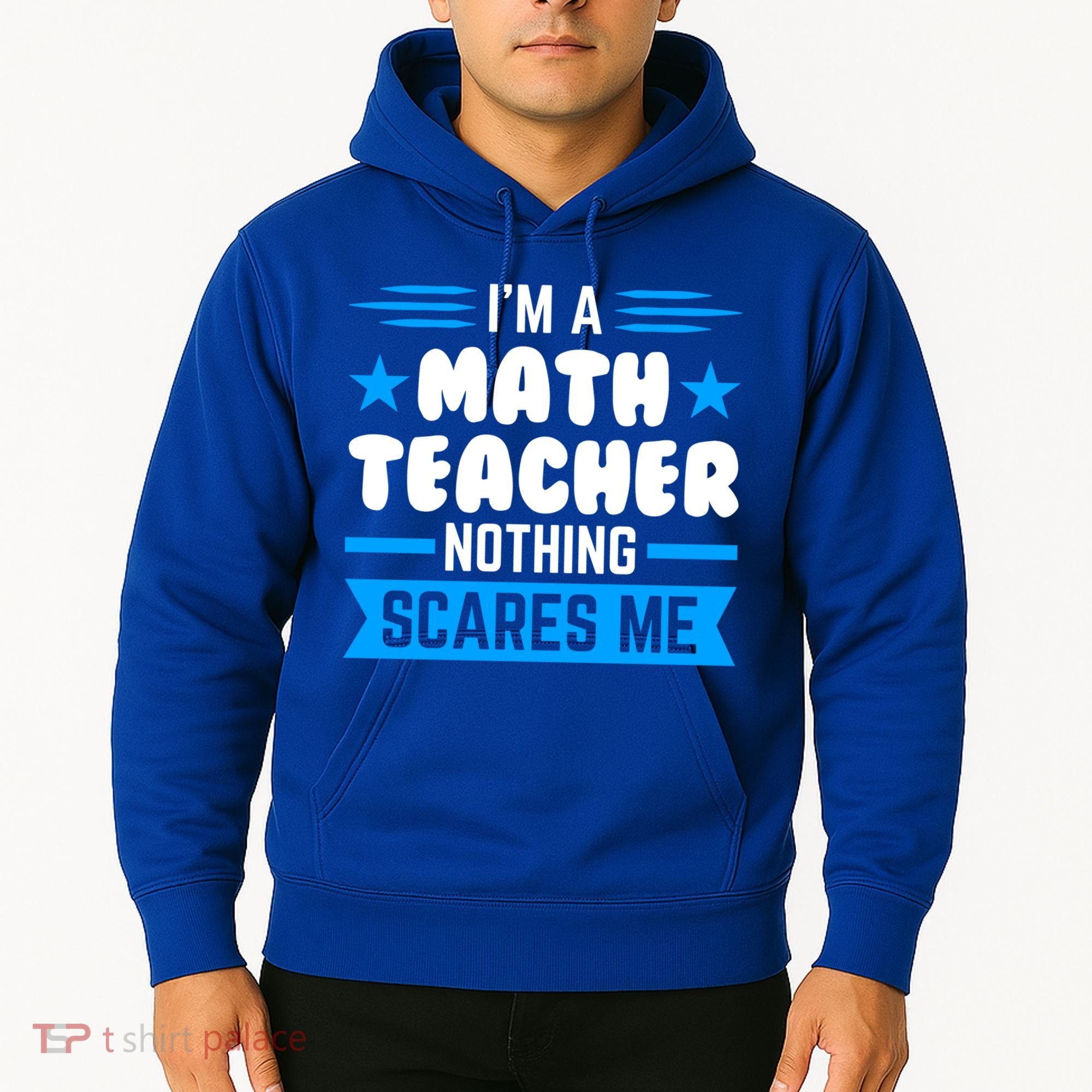 I'm A Math Teacher Nothing Scares Me Math Teacher Gift Hoodie