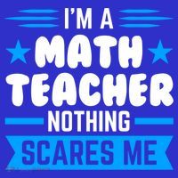I'm A Math Teacher Nothing Scares Me Math Teacher Gift Women's Long Sleeve Shirt thumb 2