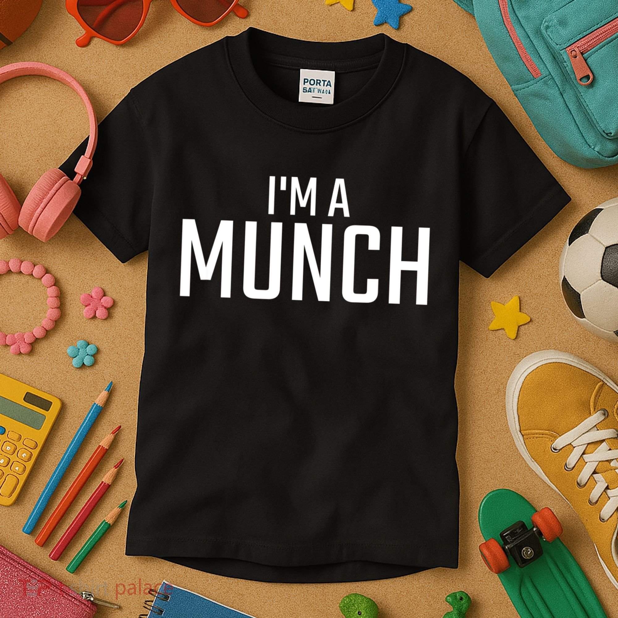 I'm A Munch Funny I'm A Munch Kids T-Shirt