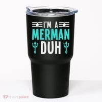 I'm A Merman Duh Costume Halloween Funny Tumbler thumb 0