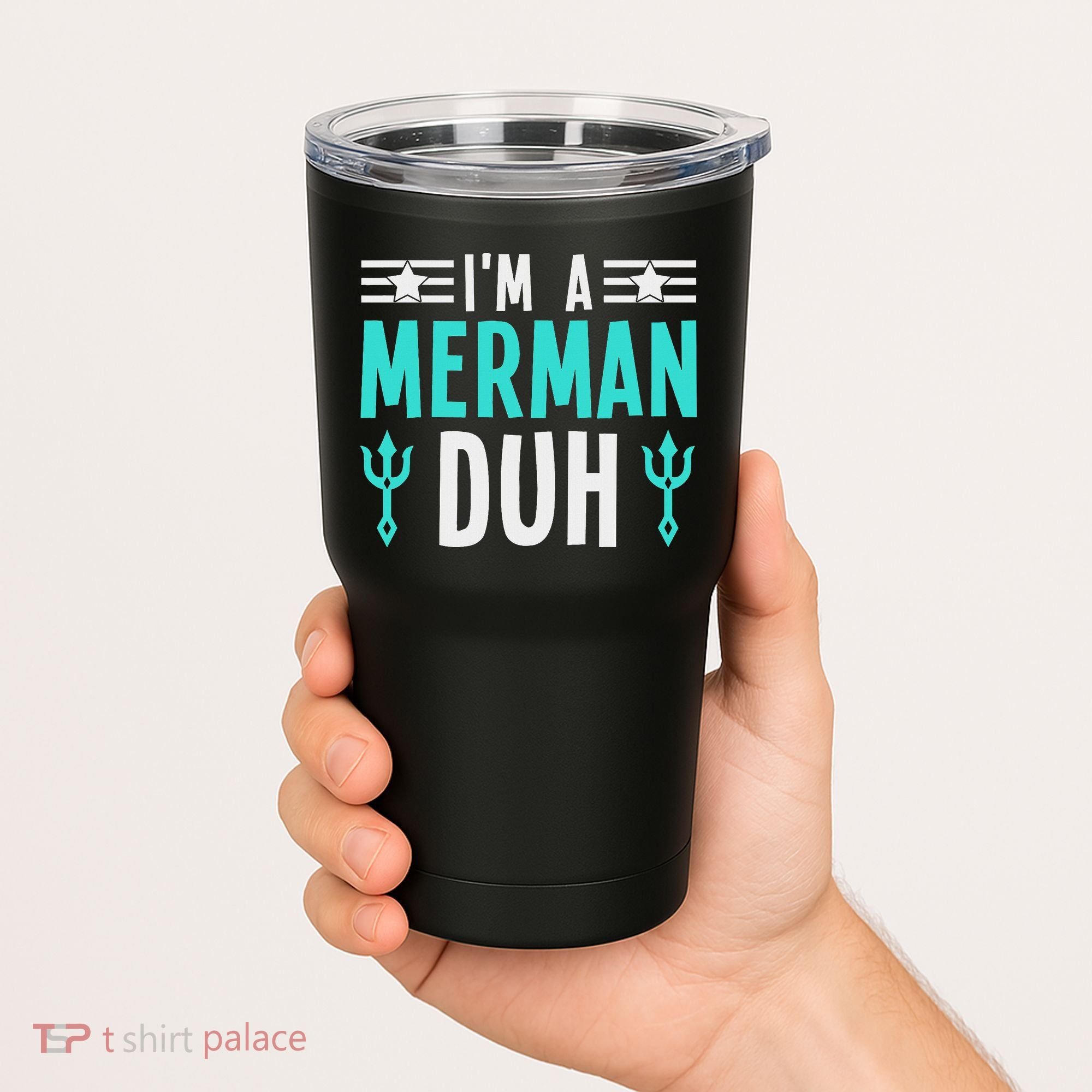 I'm A Merman Duh Costume Halloween Funny Tumbler