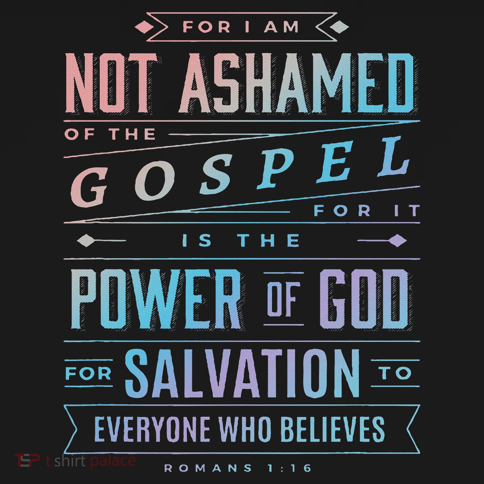 I Am Not Ashamed Of The Gospel Christian Bible Verse T-Shirt