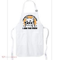 I Am Not Blocking The View I Am The View Funny Cat Apron thumb 0
