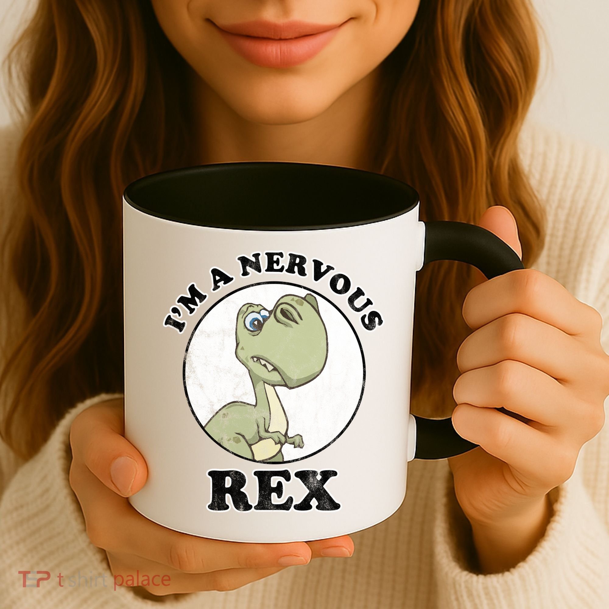 I'm A Nervous Rex Funny Dinosaur Coffee Mug