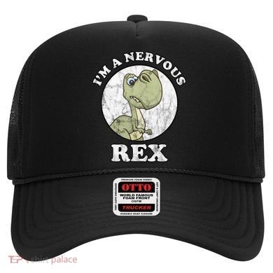 I'm A Nervous Rex Funny Dinosaur Hat