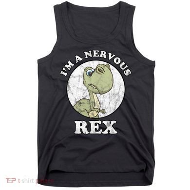 I'm A Nervous Rex Funny Dinosaur Tank Top