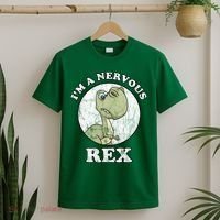 I'm A Nervous Rex Funny Dinosaur T-Shirt thumb 2
