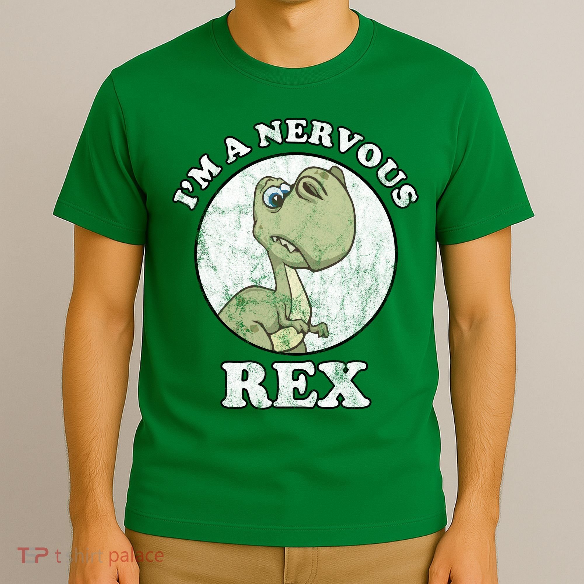 I'm A Nervous Rex Funny Dinosaur T-Shirt