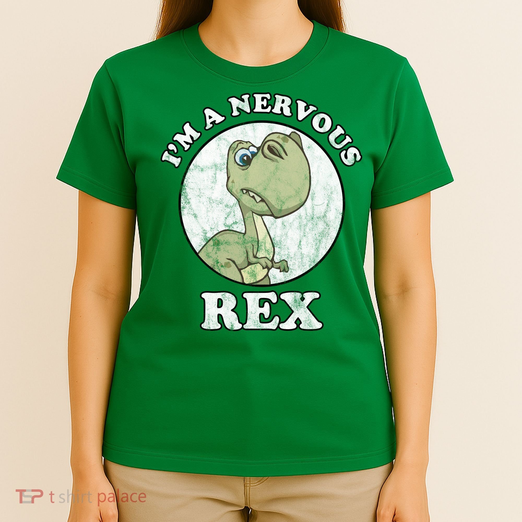 I'm A Nervous Rex Funny Dinosaur T-Shirt