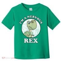 I'm A Nervous Rex Funny Dinosaur Toddler T-Shirt thumb 0