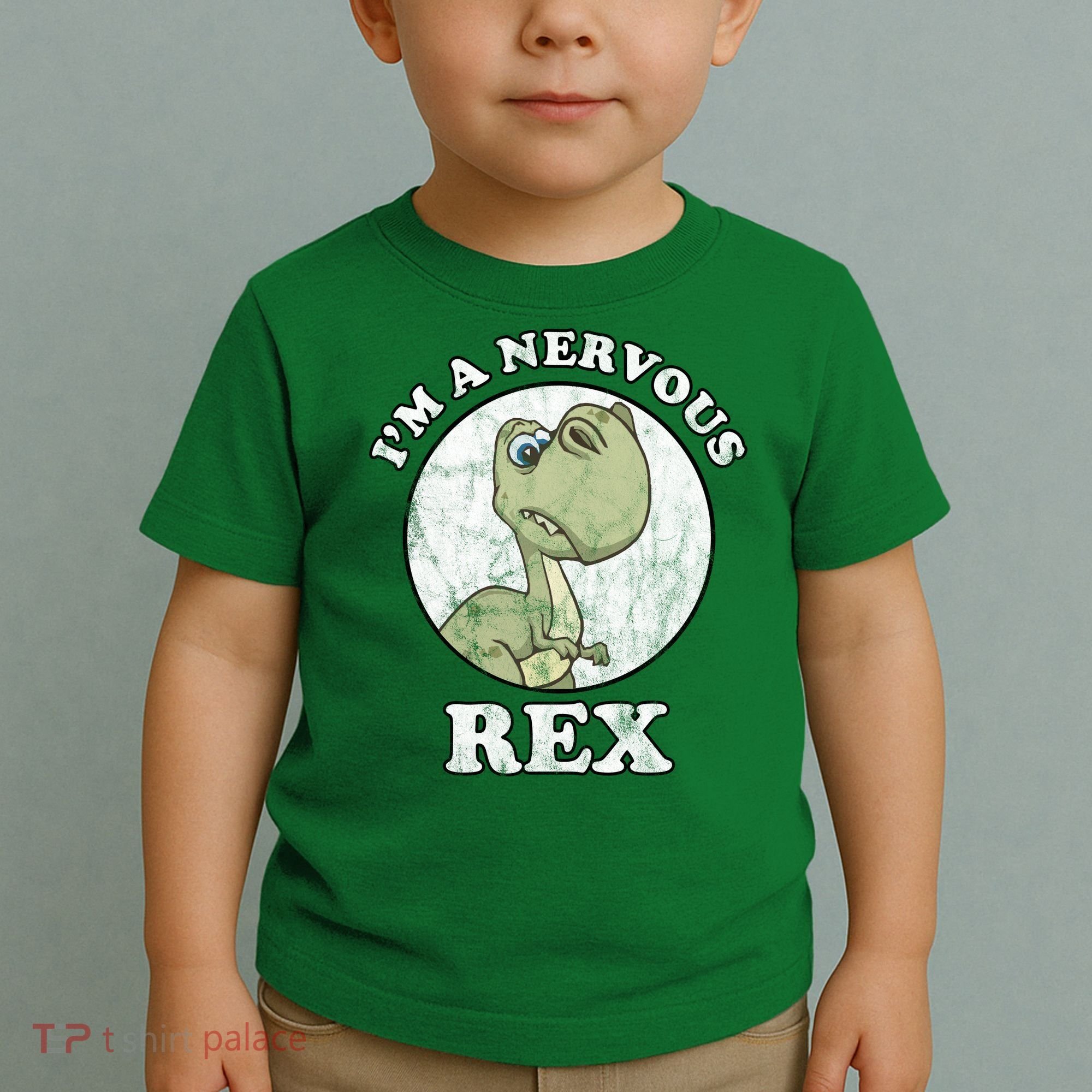 I'm A Nervous Rex Funny Dinosaur Toddler T-Shirt