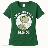 I'm A Nervous Rex Funny Dinosaur Women's T-Shirt thumb 0