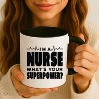 I'm A Nurse What's Your Superpower Coffee Mug thumb 3