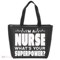 I'm A Nurse What's Your Superpower Tote Bag thumb 0