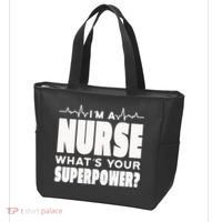 I'm A Nurse What's Your Superpower Tote Bag thumb 3