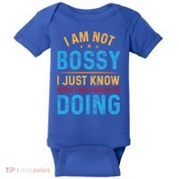 I Am Not Bossy I Just Know What You Should Be Doing Cute Gift Baby Bodysuit thumb 0