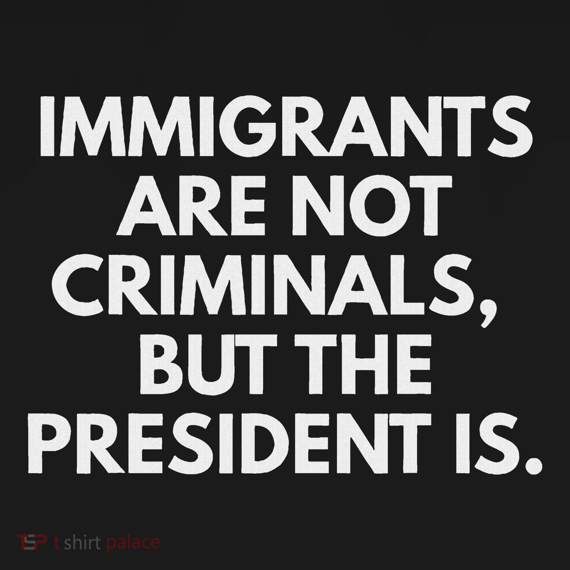 Immigrants Are Not Criminals But The President Is Women's Hoodie