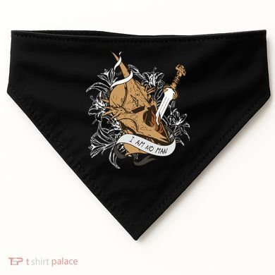I Am No Man Eowyn Book Lover Gift Lotr USA-Made Doggie Bandana