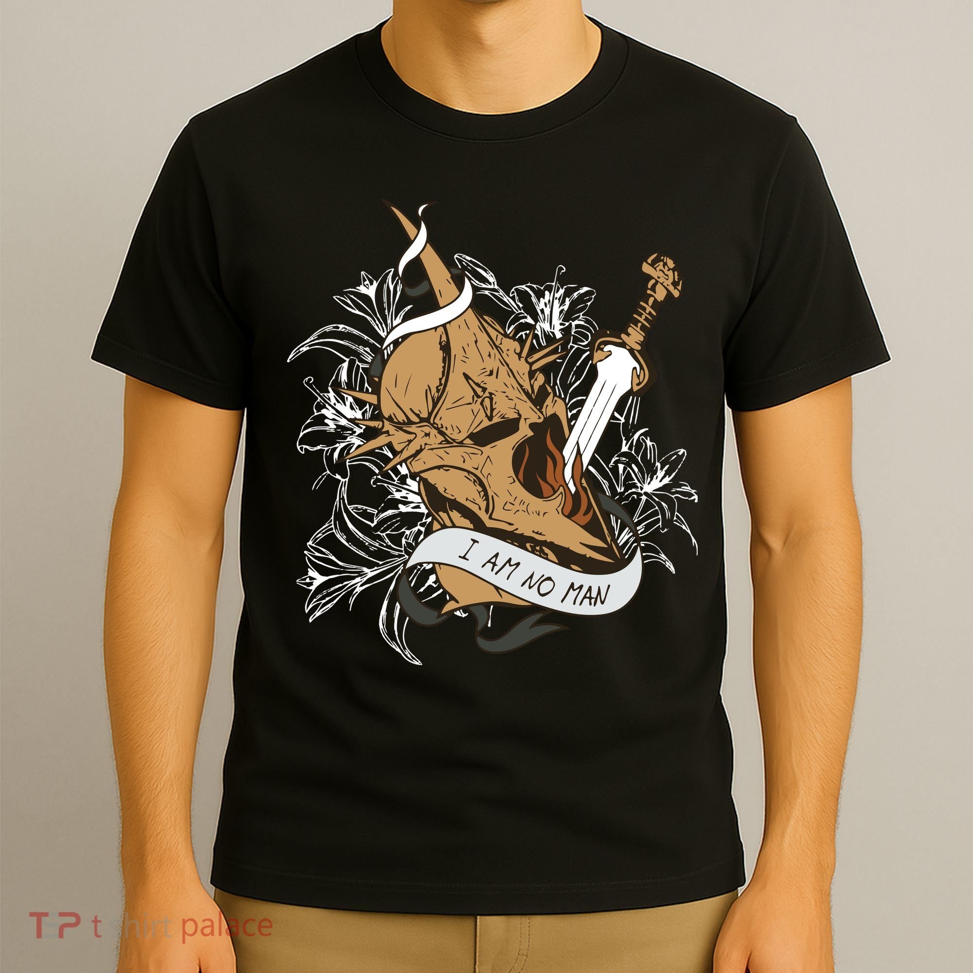 I Am No Man Eowyn Book Lover Gift Lotr T-Shirt