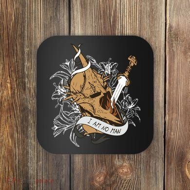 I Am No Man Eowyn Book Lover Gift Lotr Coaster