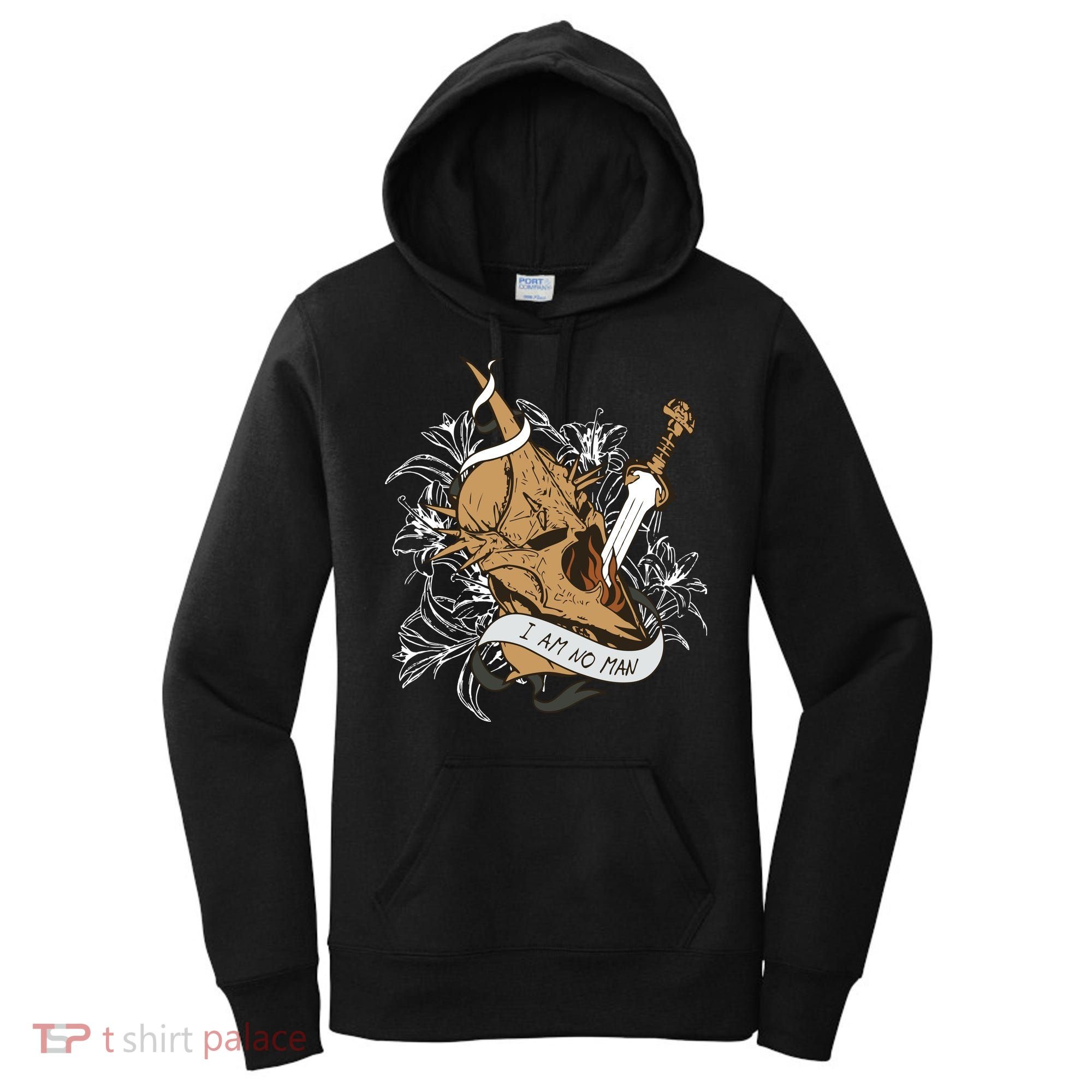 I Am No Man Eowyn Book Lover Gift Lotr Women's Hoodie