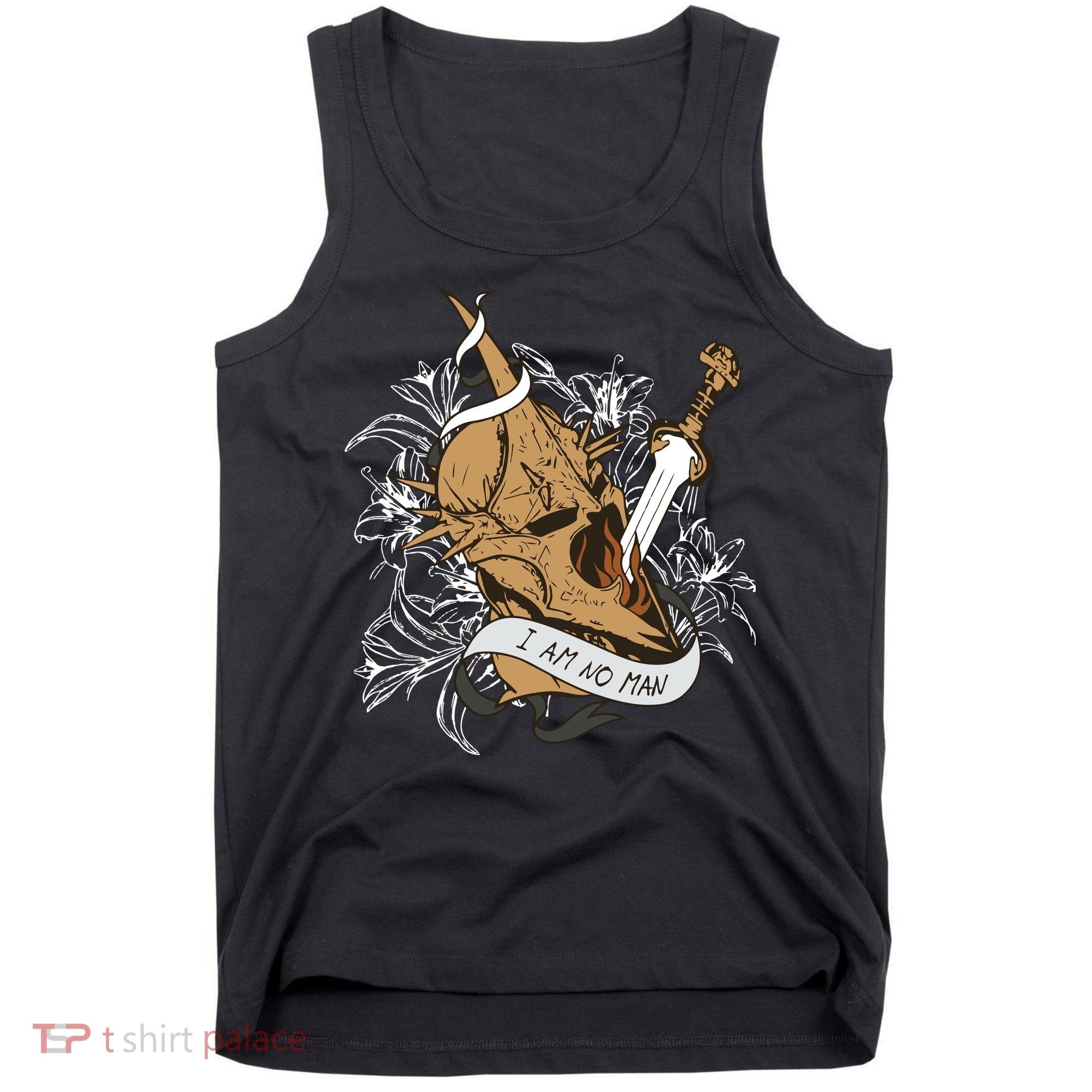 I Am No Man Eowyn Book Lover Gift Lotr Tank Top