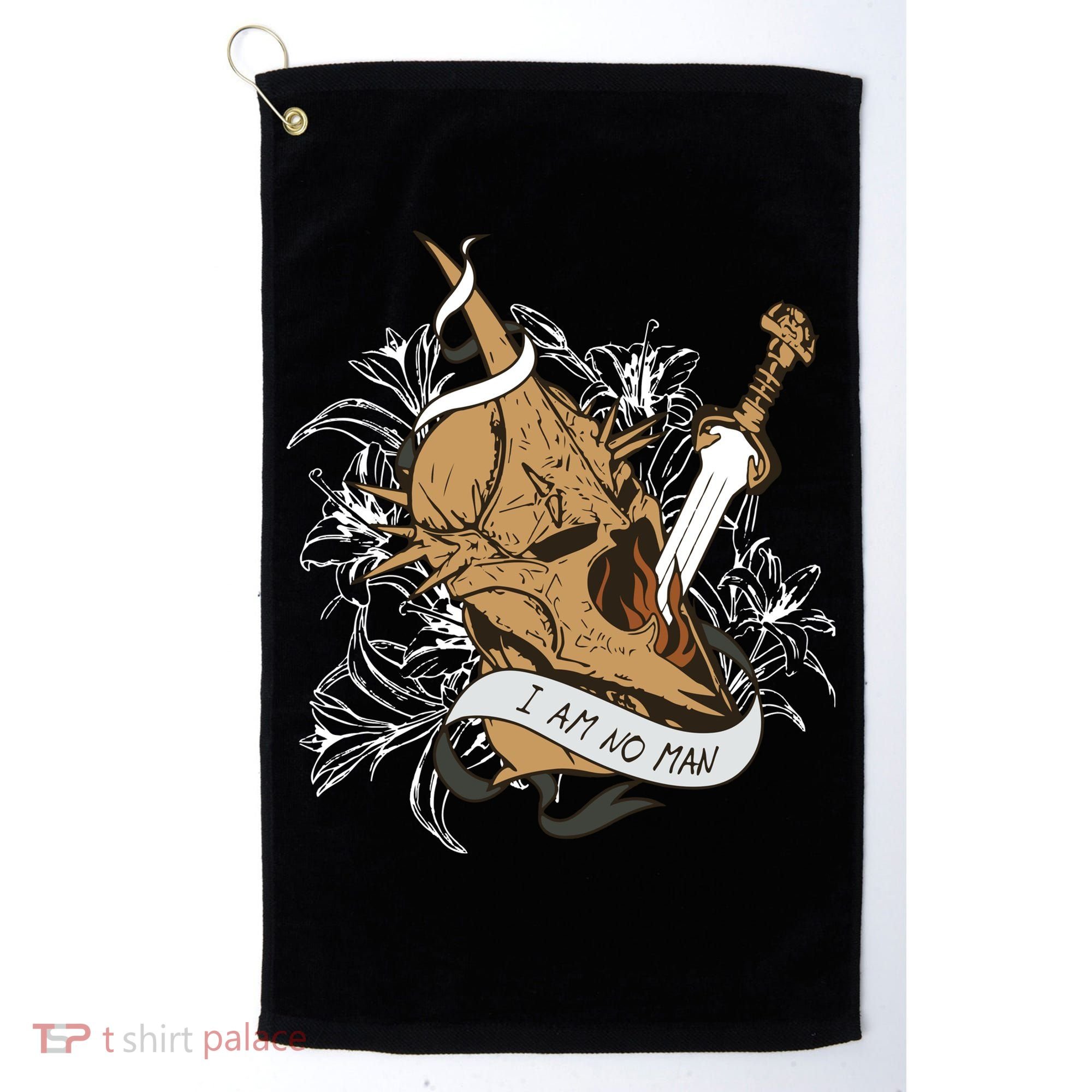 I Am No Man Eowyn Book Lover Gift Lotr Golf Towel