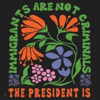 Immigrants Are Not Criminal But The President Is Boho Beanie thumb 2