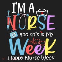 IM A Nurse And This Is My Week Happy Nurse Week Beanie thumb 2