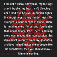 I Am Not A Liberal Snowflake Formidable Love Quote Women's Sweatshirt thumb 2