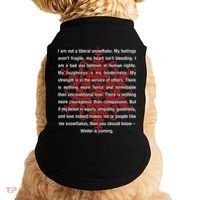 I Am Not A Liberal Snowflake Formidable Love Quote Doggie Tank thumb 0