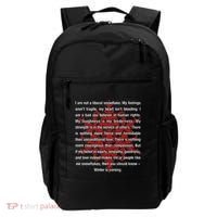 I Am Not A Liberal Snowflake Formidable Love Quote Backpack thumb 0