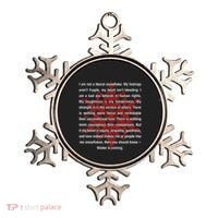 I Am Not A Liberal Snowflake Formidable Love Quote Ornament thumb 0
