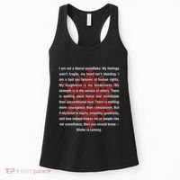 I Am Not A Liberal Snowflake Formidable Love Quote Women's Tank Top thumb 0
