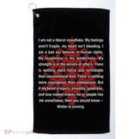 I Am Not A Liberal Snowflake Formidable Love Quote Golf Towel thumb 0