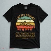 I Am Not Ashamed Of The Gospel Jesus Christian T-Shirt thumb 5