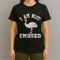 I Am Not Emused Safari Animal Lover Zookeeper Emu Lover T-Shirt thumb 4