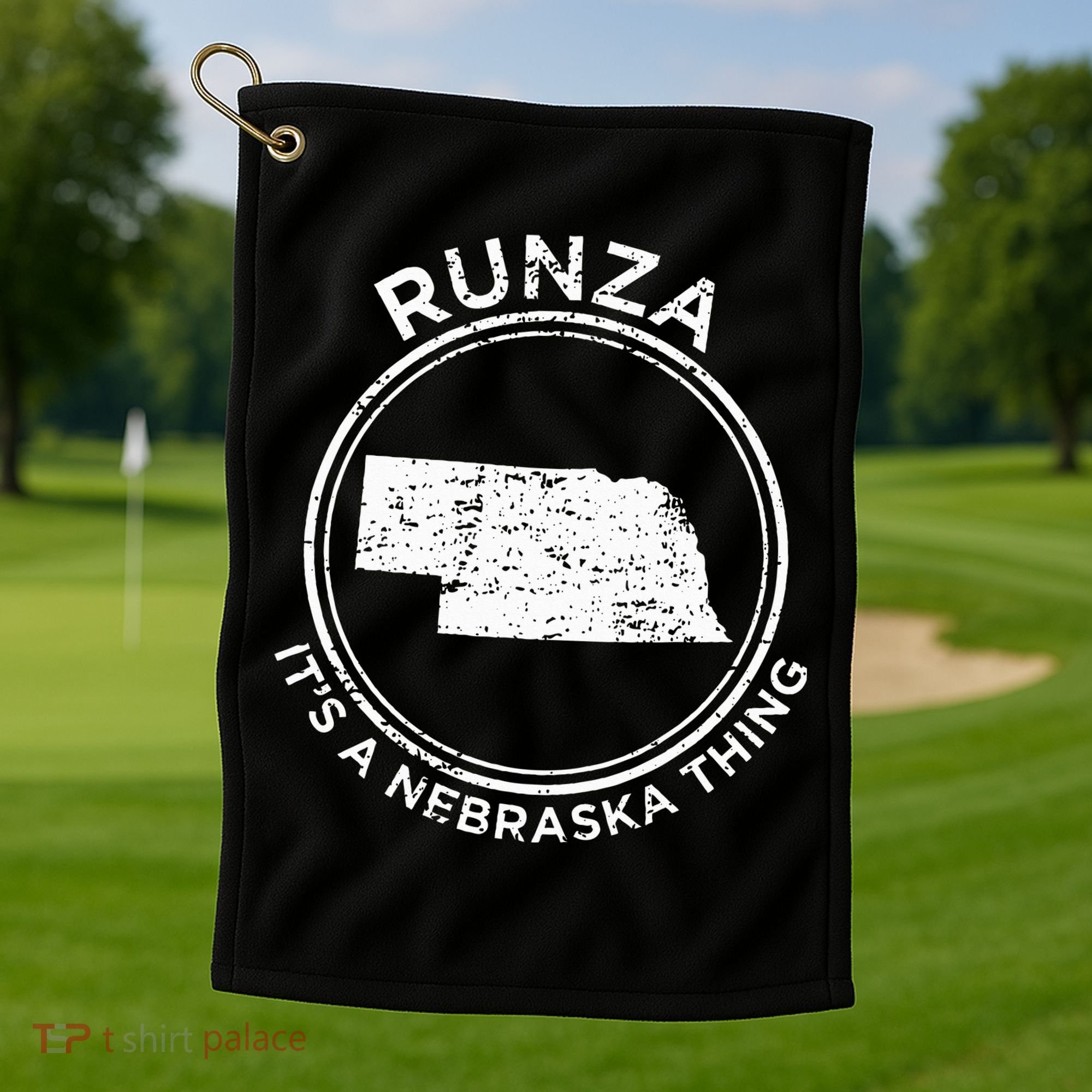 ItS A Nebraska Thing Runza Golf Towel
