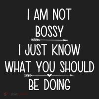 I Am Not Bossy Funny Tumbler thumb 3