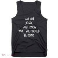 I Am Not Bossy Funny Tank Top thumb 0