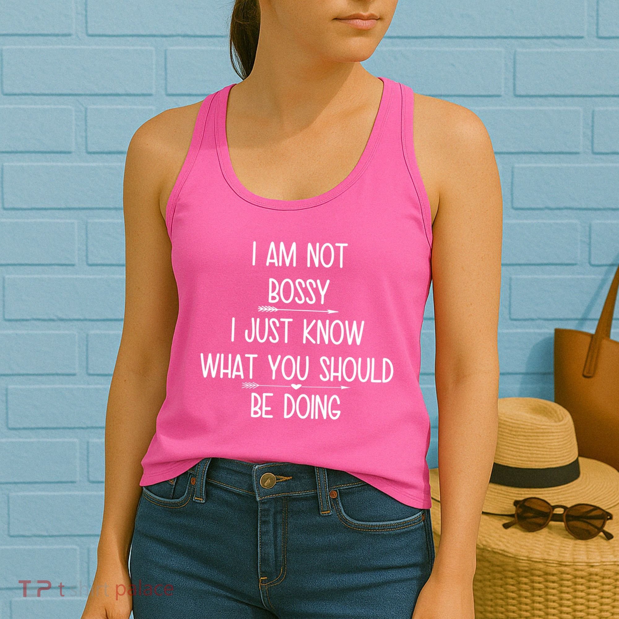 I Am Not Bossy Funny Women's Tank Top