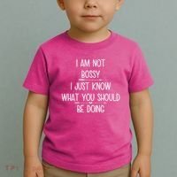 I Am Not Bossy Funny Toddler T-Shirt thumb 2