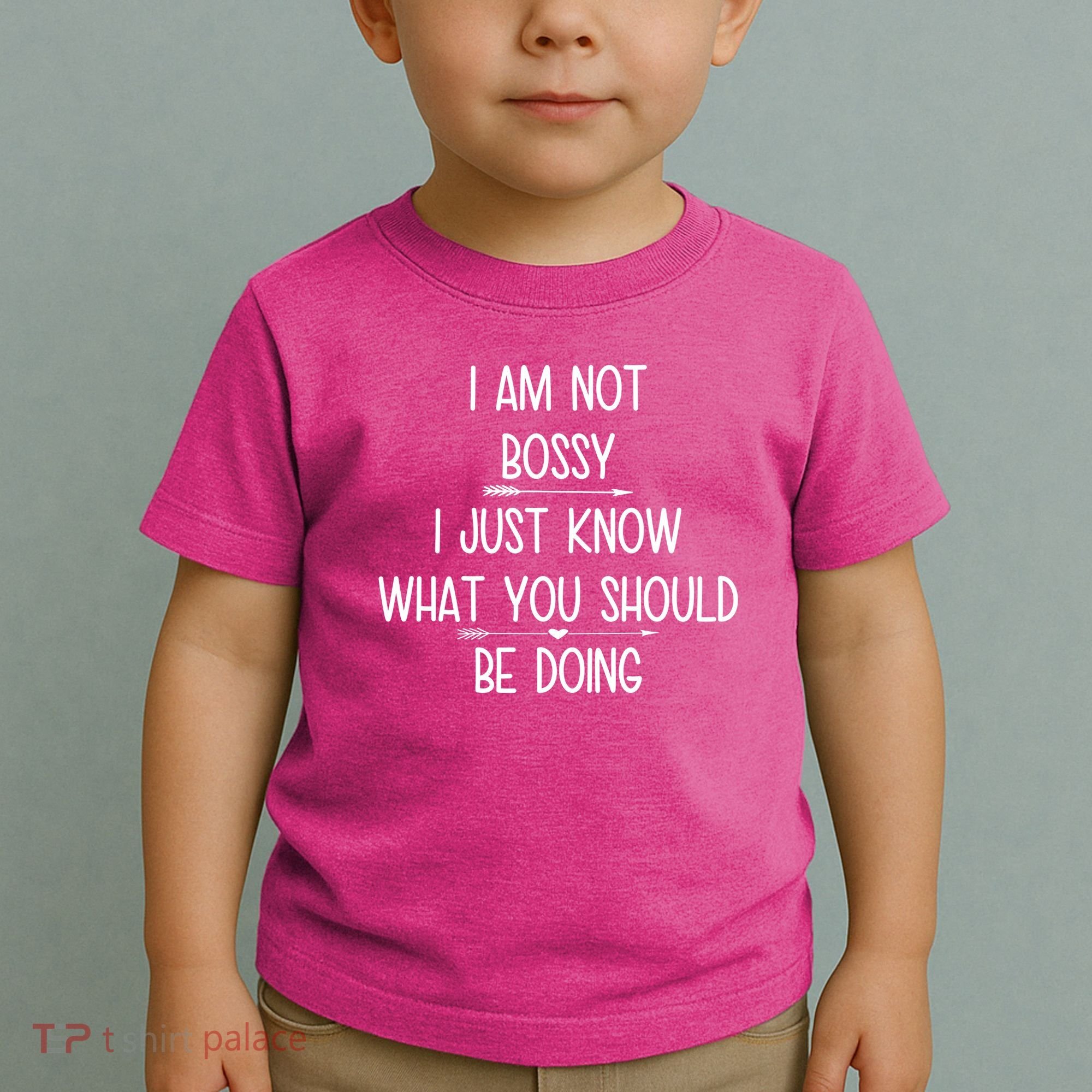 I Am Not Bossy Funny Toddler T-Shirt