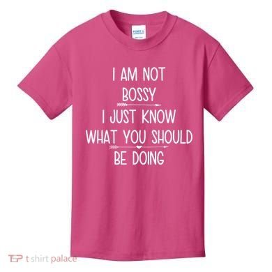 I Am Not Bossy Funny Kids T-Shirt