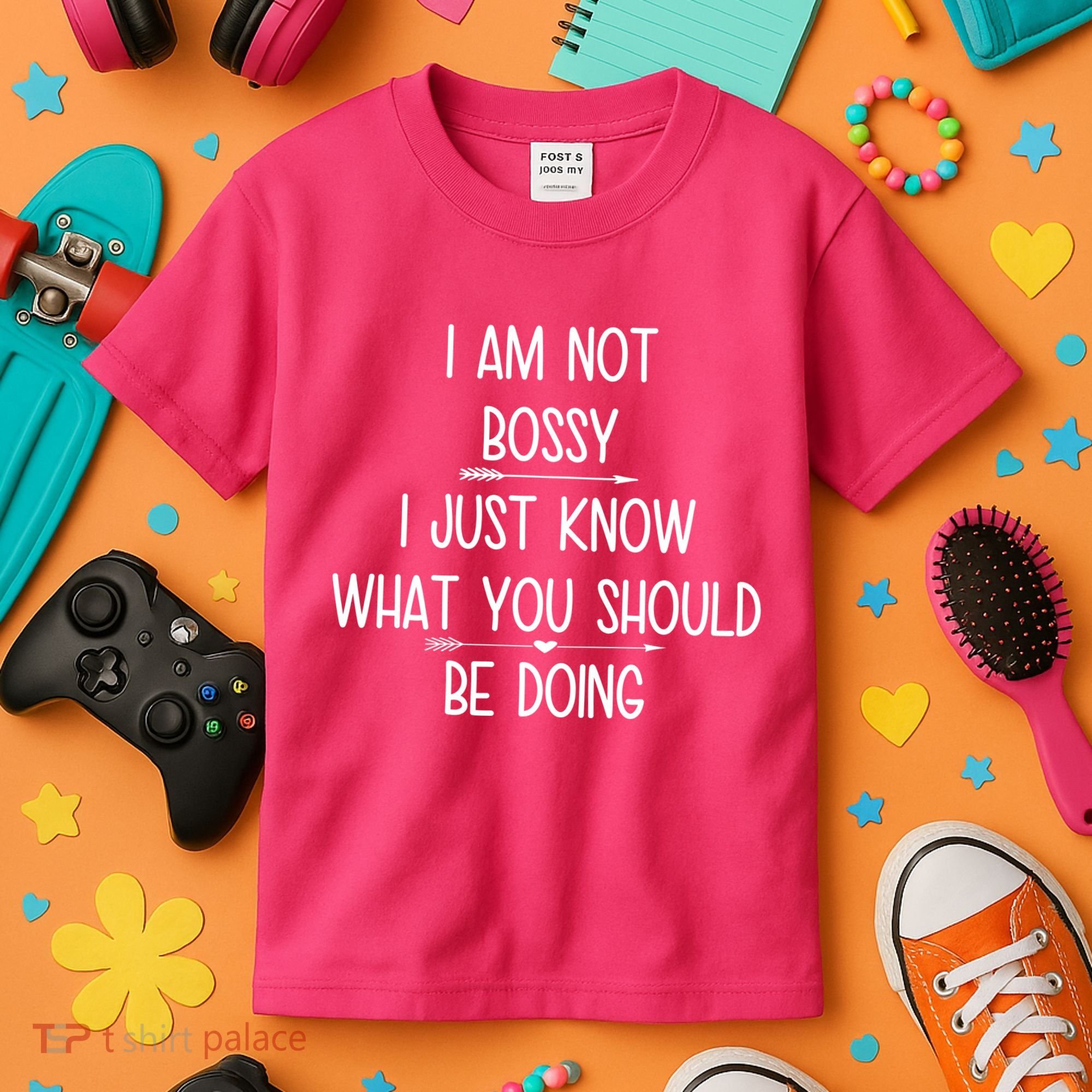I Am Not Bossy Funny Kids T-Shirt