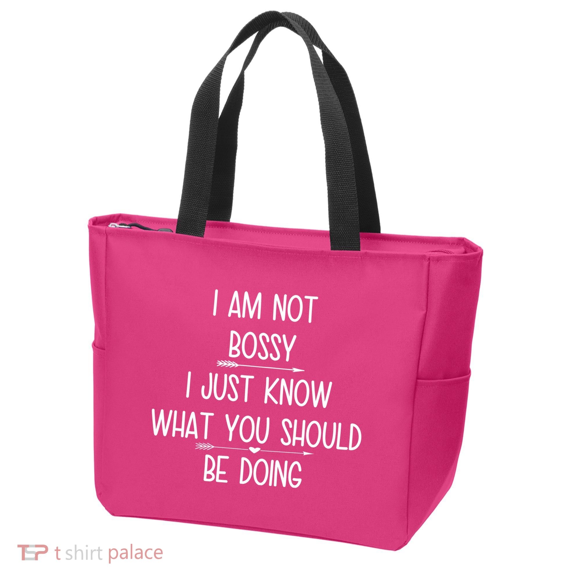 I Am Not Bossy Funny Tote Bag